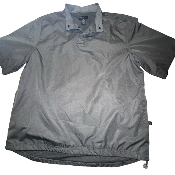 Byron Nelson Other - Byron Nelson Eleven Straight Mens Golf Windshirt Gray Short Sleeve Pullover L